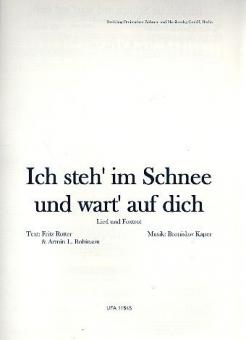 Ich steh im Schnee und wart auf dich 