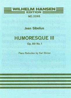 Humoresque No. 3 Op. 89a 