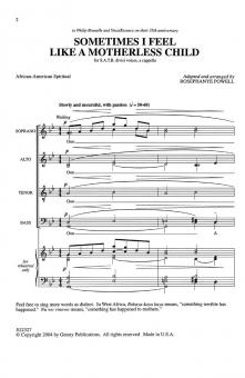 Sometimes I Feel Like A Motherless Child 