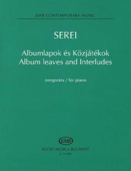 Album leaves and Interludes for piano Solo 