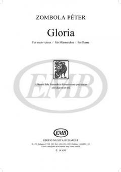 Gloria For Male Voices 