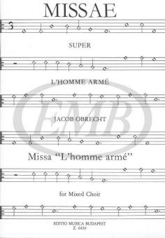 Missa L'homme armé für gem. Chor 