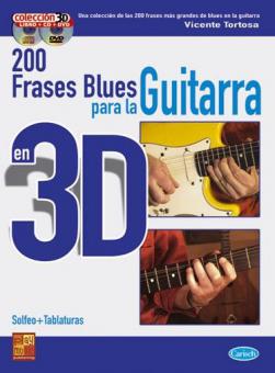 200 Frases Blues para La Guitarra en 3D 