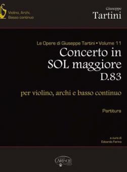 Concerto in Sol maggiore D83 