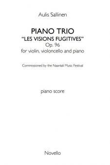 Piano Trio 'Les Visions Fugitives' Op.96 