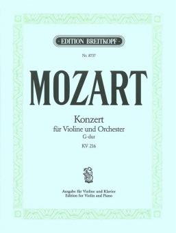 Konzert für Violine und Orchester G-dur KV 216 