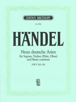 Neun Deutsche Arien HWV 202-210 