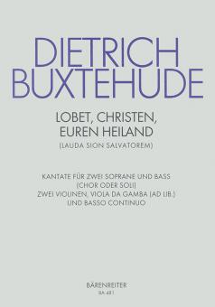 Lobet, Christen, euren Heiland BuxWV 68 Standard