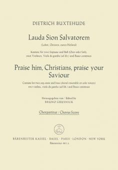 Lobet, Christen, euren Heiland BuxWV 68 Standard