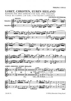 Lobet, Christen, euren Heiland BuxWV 68 Standard