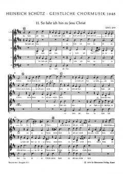 So fahr ich hin zu Jesu Christ SWV 379 