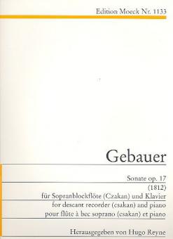 Sonate Op. 17 