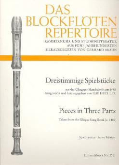 Dreistimmige Spielstücke 
