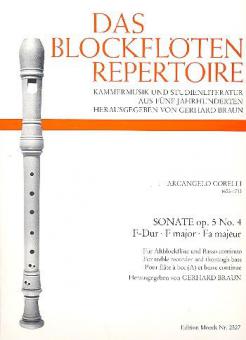 Sonate F-Dur Op. 5/4 