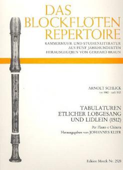 Tabulaturen Etlicher Lobgesang 