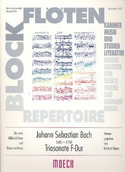Triosonate in F-Dur BWV 1028 