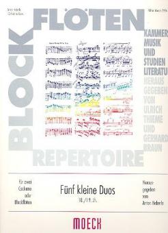5 kleine Duette 
