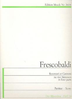 Recercari und Canzoni 1615 