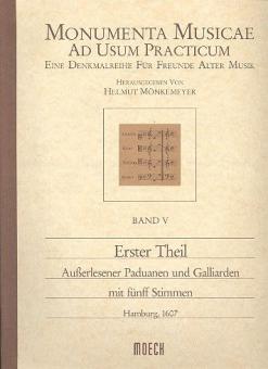 Erster Theil auserlesene Paduanen und Galliarden 1 