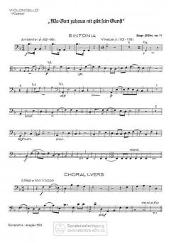 Wo Gott zuhaus nit gibt sein Gunst op. 11/1 