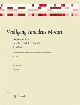 Konzert für Viola und Orchester G-Dur KV 161 