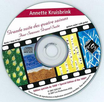 Grande suite des quatre saisons (CD) 