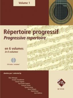 Repertoire progressif pour la guitare Vol. 1 (CD inclus) 