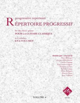 Repertoire progressif pour la guitare Vol. 4 
