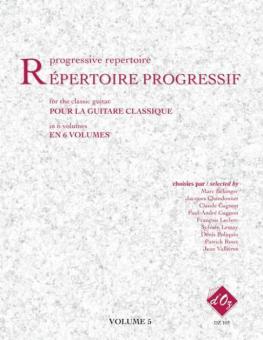 Repertoire progressif pour la guitare Vol. 5 