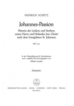 Johannes-Passion SWV 481 Standard
