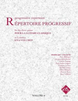 Repertoire progressif pour la guitare Vol. 6 