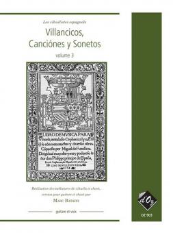 Villancicos, canciones y sonetos Vol. 3 