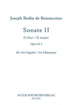 Sonate D-Dur Op. 34/2 