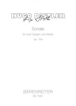 Sonate über alte deutsche Volkslieder op. 15a Standard