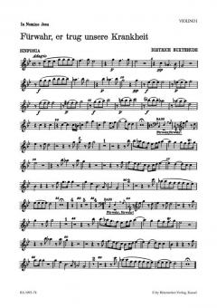 Fürwahr, er trug unsere Krankheit BuxWV 31 Standard