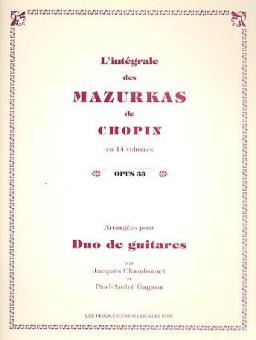 Mazurkas, op. 33 Vol. 6 