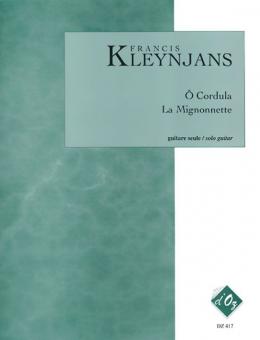 O Cordula, La Mignonette op.177 