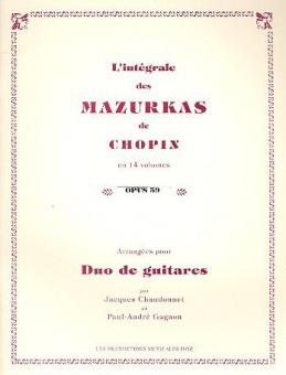 Mazurkas, op. 59 Vol. 10 