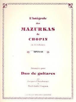 Mazurkas, op. 68 Vol. 13 