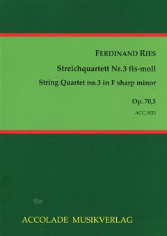 Quartett Fis-Moll Op. 70/3 