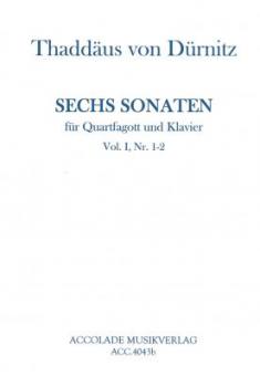 Sechs Sonaten für Quartfagott und Klavier 1 