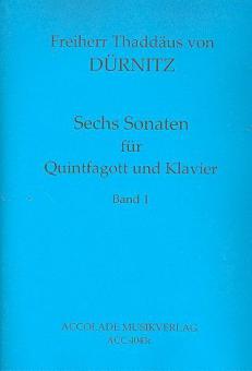 Sechs Sonaten für Quintfagott und Klavier 1 