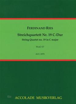 Quartett 19 C-Dur Woo 37 