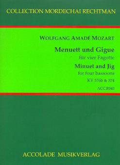 Menuett KV 576B und Gigue KV 574 