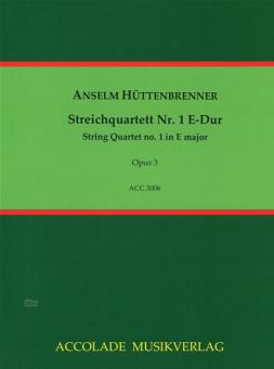 Quartett 1 E-Dur Op. 3 