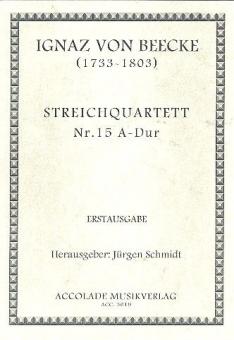 Quartett 15 A-Dur 