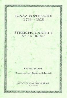 Quartett 16 B-Dur 