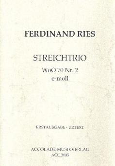 Trio E-Moll Woo 70/2 
