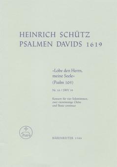 Konzert 'Lobe den Herrn, meine Seele' SWV 39 Standard