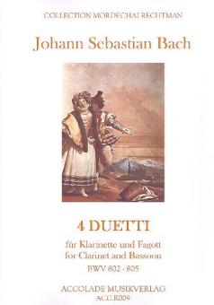 4 Duette BWV 802-805 